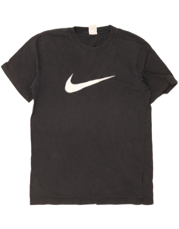 T-shirt grafica da uomo Nike Top in cotone nero medio