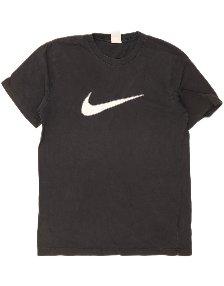 T-shirt grafica da uomo Nike Top in cotone nero medio