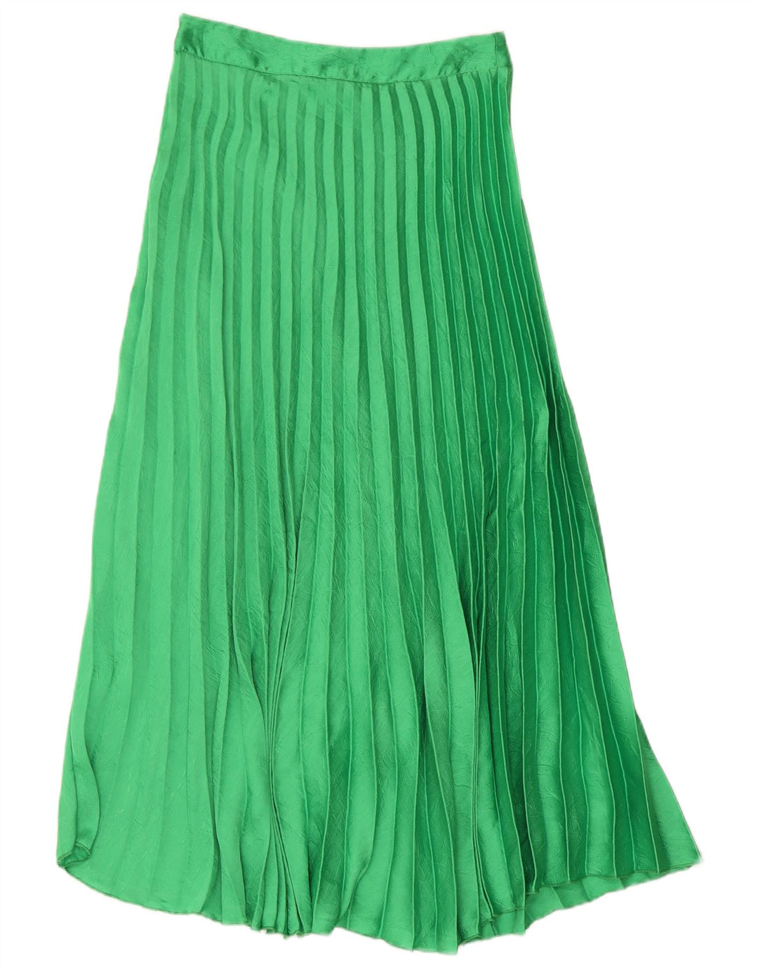 Gonna lunga a pieghe Zara da donna piccola W26 verde