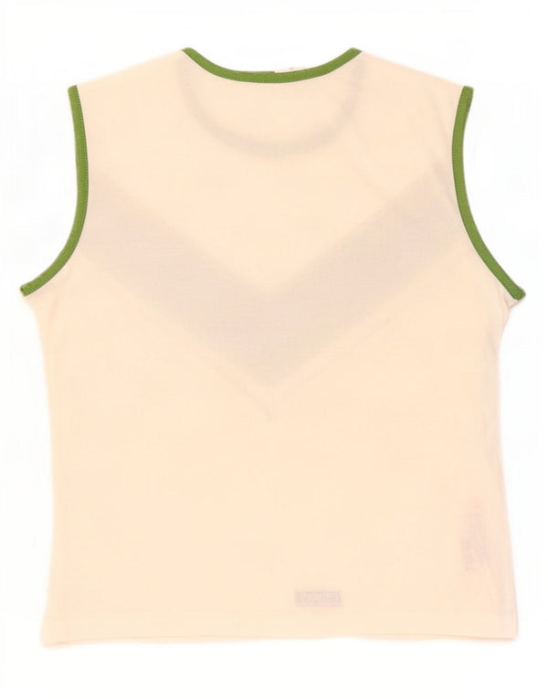 Canotta da donna Puma UK 14 Large White Colourblock Cotton