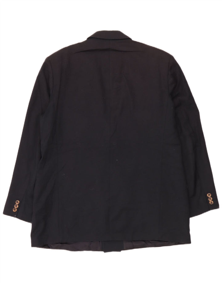 Giacca blazer doppiopetto da uomo Marks & Spencer UK 44 XL Blu navy