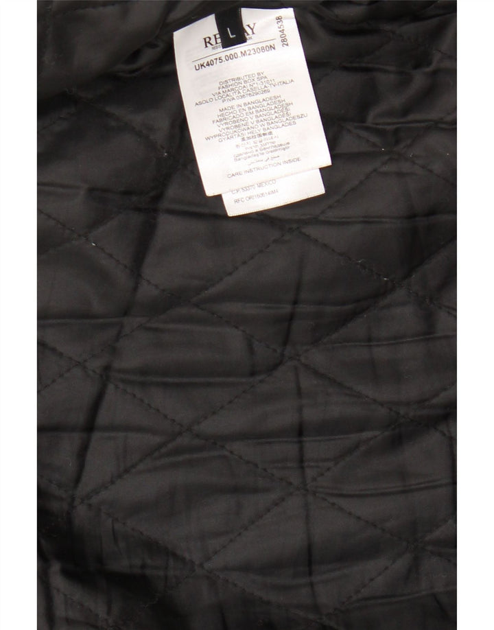 Replay Maglione cardigan da uomo grande acrilico grigio