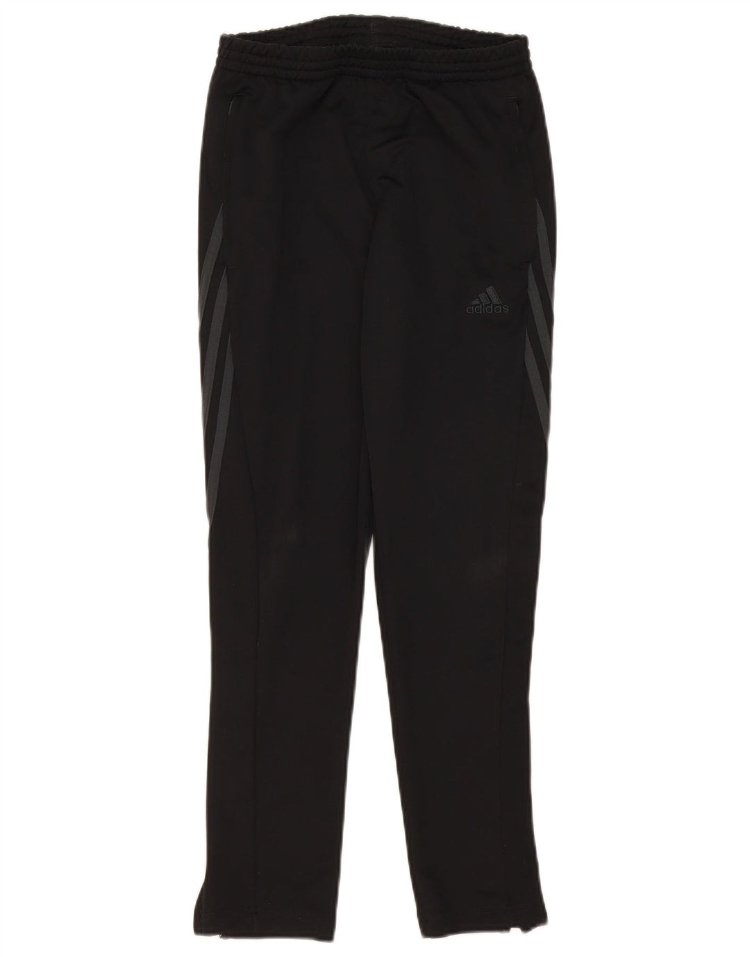 Pantaloni della tuta Adidas Climalite da ragazzo 11-12 anni in poliestere nero