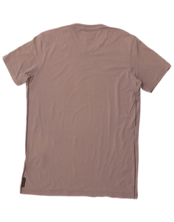 Armani Jeans T-shirt grafica extra slim da uomo, grande, in cotone grigio
