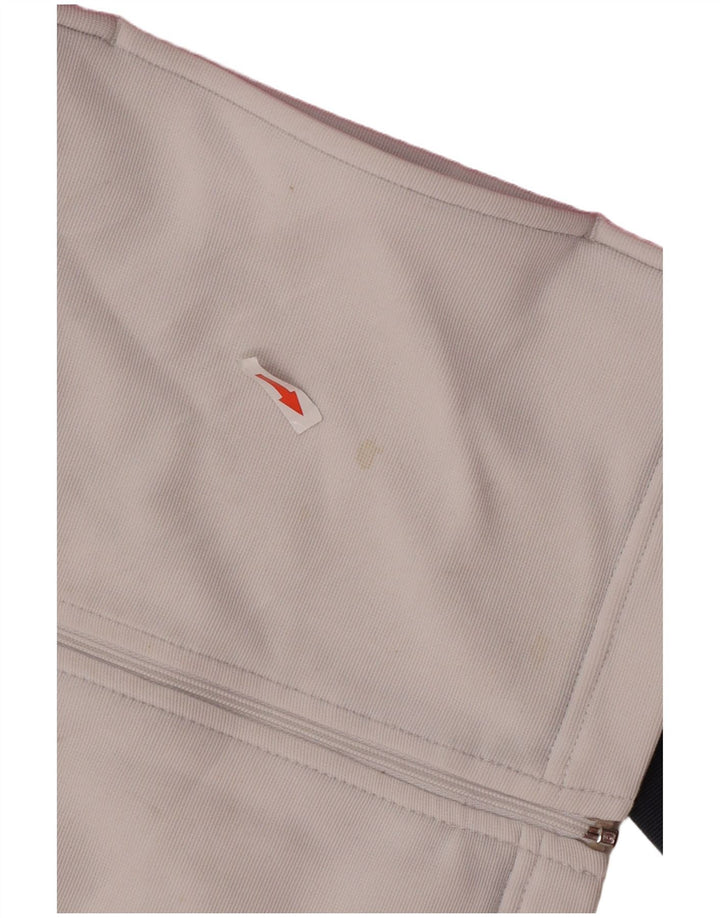 Giacca da tuta da donna Kappa UK 14 Poliestere color block bianco medio