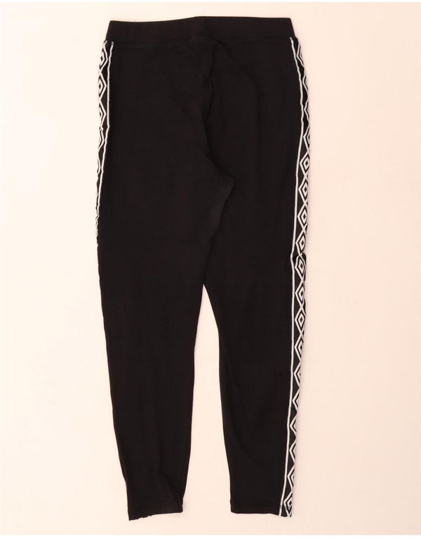 Leggings grafici da donna Umbro UK 12 cotone nero medio