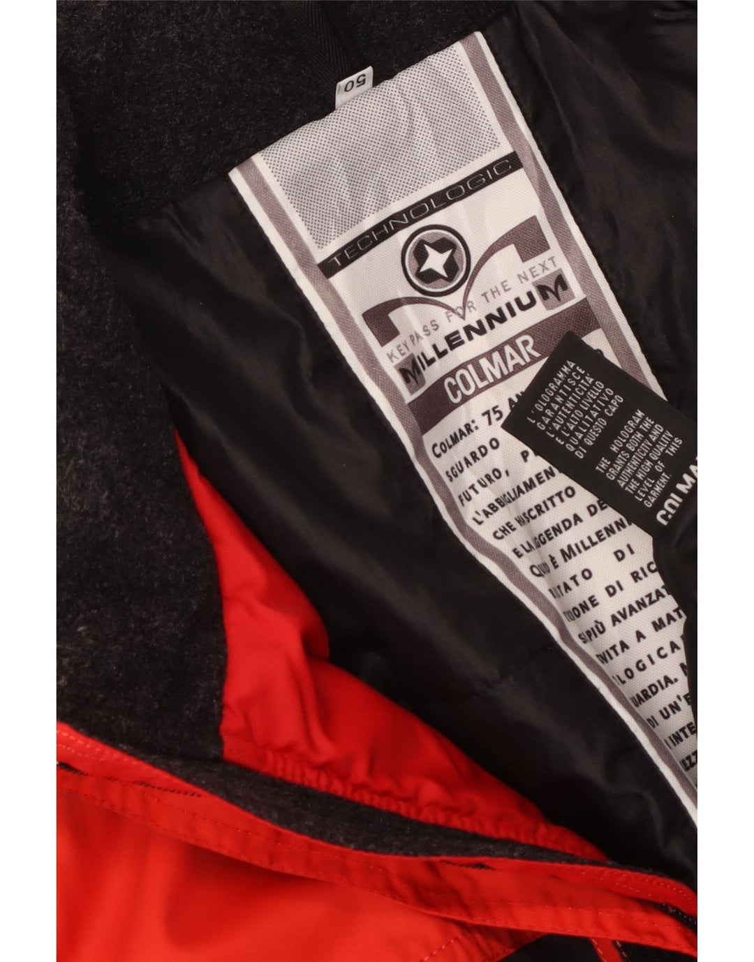 Giacca da sci grafica da uomo Colmar EU 50 Medium Red Colourblock