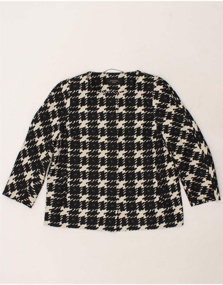 Giacca blazer da donna MAX MARA UK 12 Poliestere medio nero a quadri