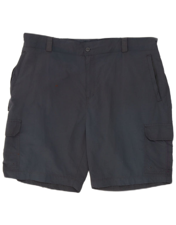 Pantaloncini cargo da uomo Mountain Warehouse W40 XL in nylon grigio
