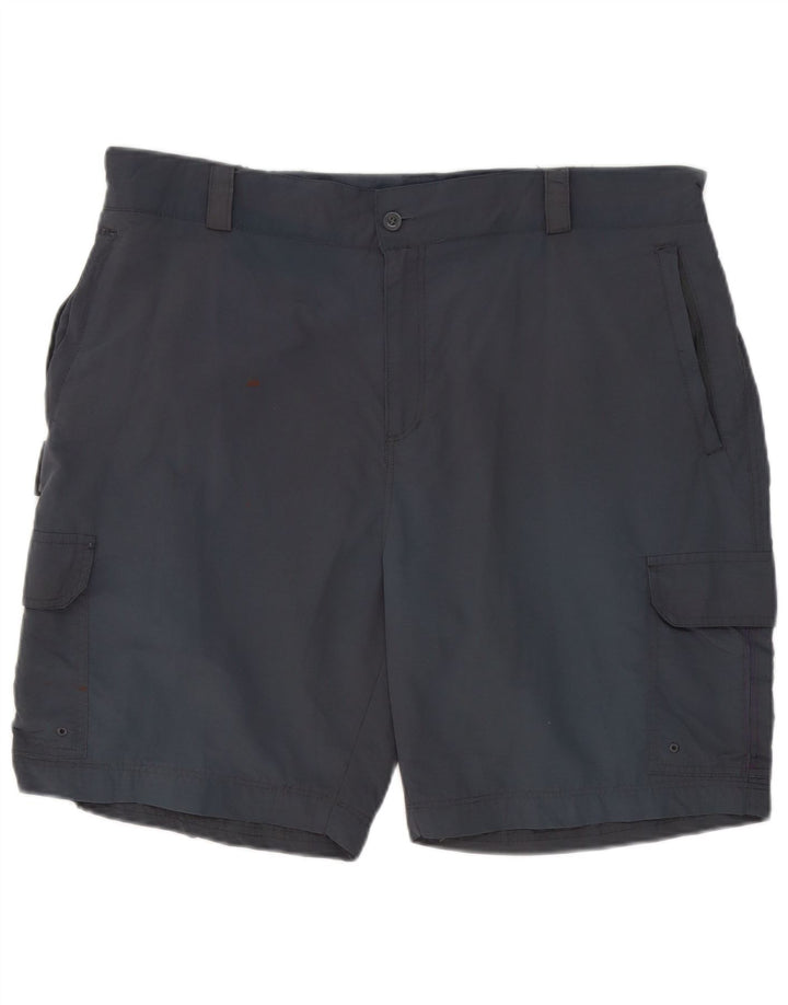 Pantaloncini cargo da uomo Mountain Warehouse W40 XL in nylon grigio