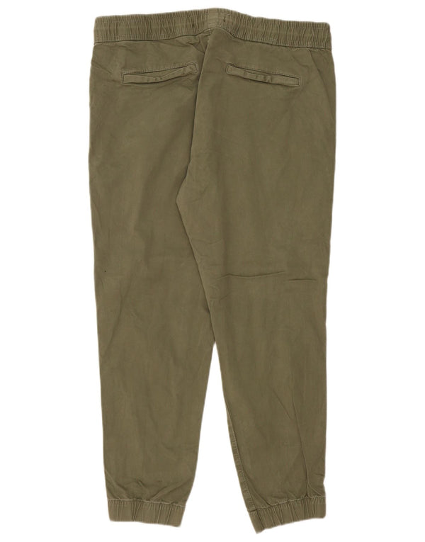 Pantaloni chino da uomo Zara Joggers XL W34 L27 cotone kaki