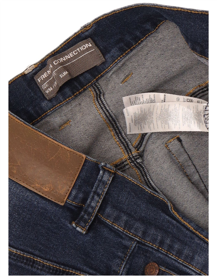 Jeans slim da uomo French Connection W36 L32 cotone blu