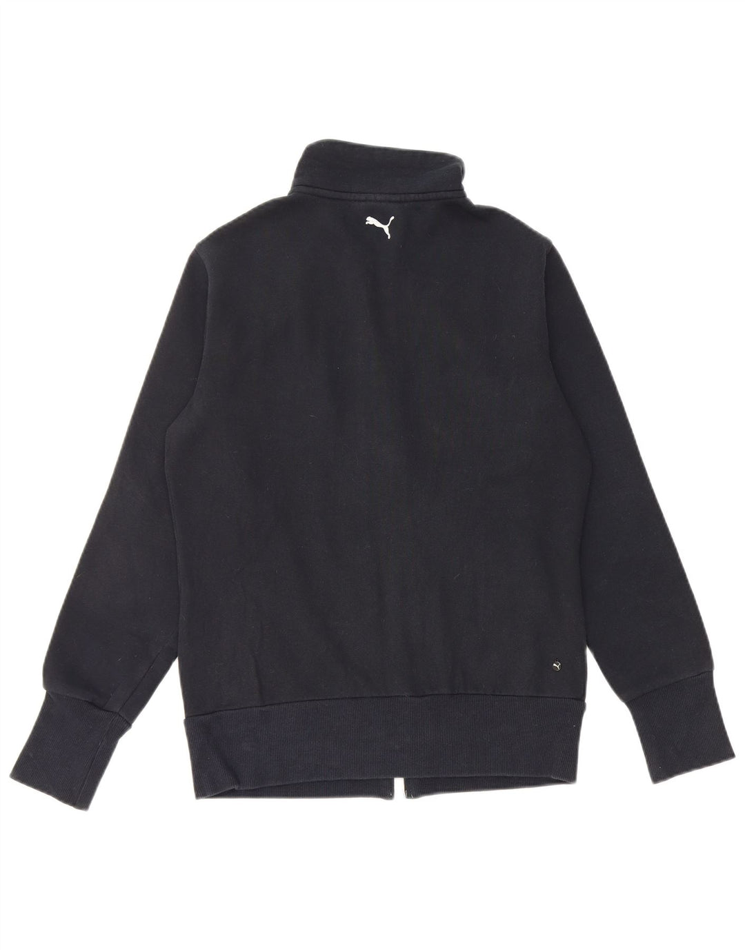 Giacca da ginnastica con grafica PUMA da donna UK 12 Medium Black Cotton