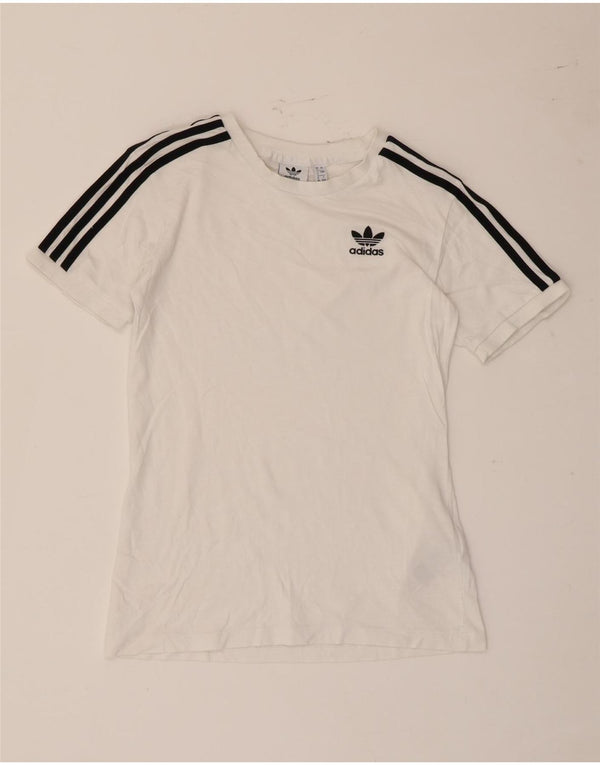 T-shirt da donna Adidas Top UK 4 XS cotone bianco