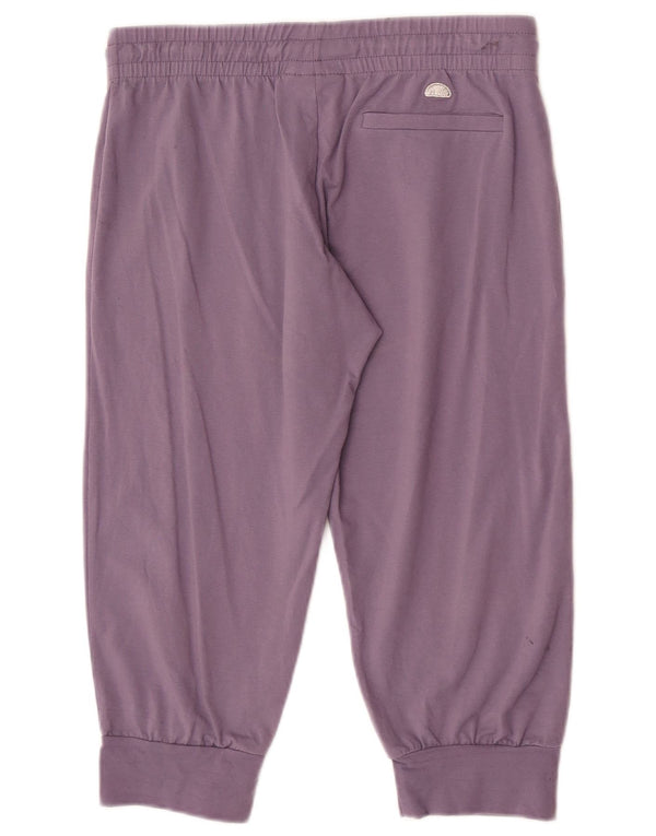 Ellesse Pantaloni da tuta corti da donna Joggers UK 18 XL Viola Cotone
