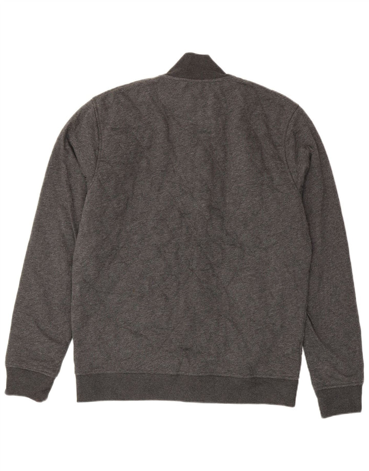 Maglione cardigan da uomo Ted Baker taglia 4 grande cotone grigio