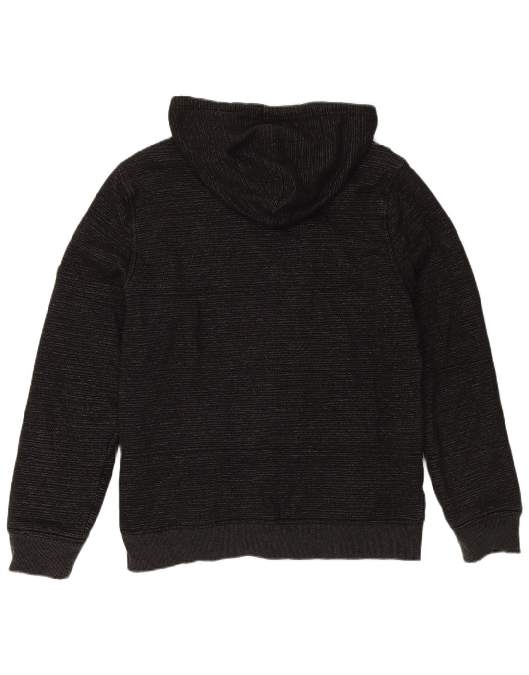 Maglione con cappuccio e zip da uomo HURLEY in cotone a righe nere medie