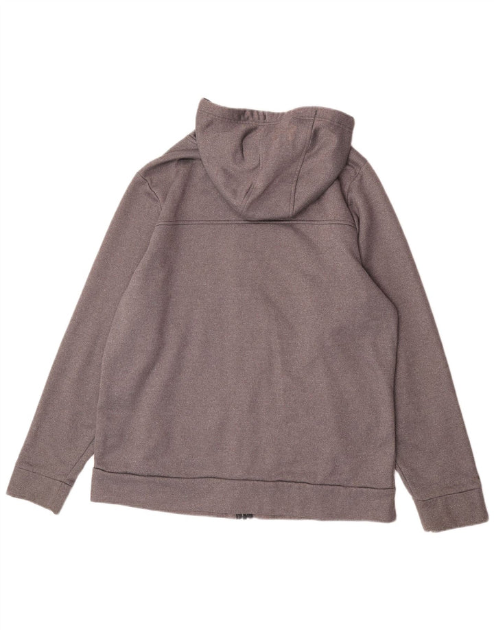 Felpa con cappuccio e zip Under Armour da uomo Cold Gear, grande in poliestere grigio
