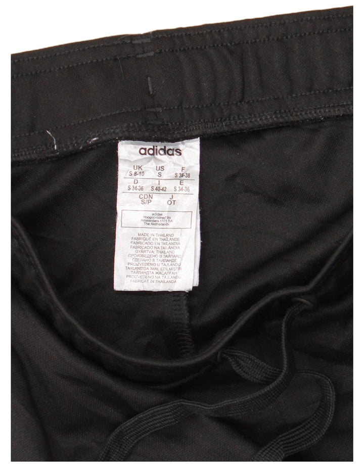 Pantaloni da tuta da donna Adidas UK 8/10 Small Nero Poliestere