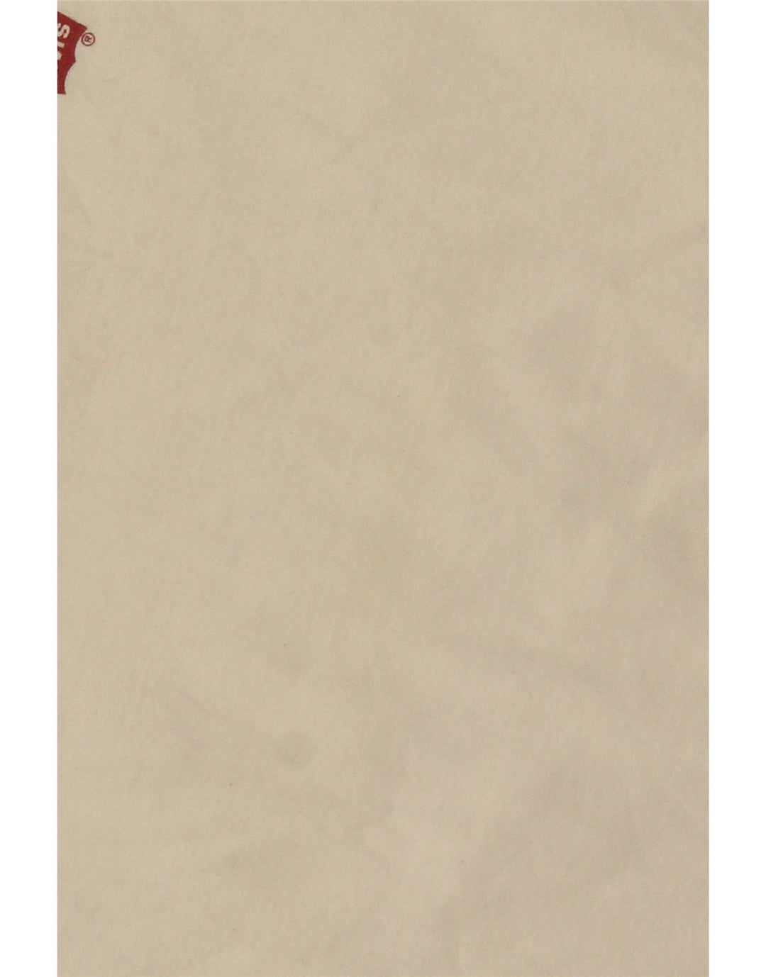 Levi's Uomo Top Manica Lunga Grande Cotone Bianco