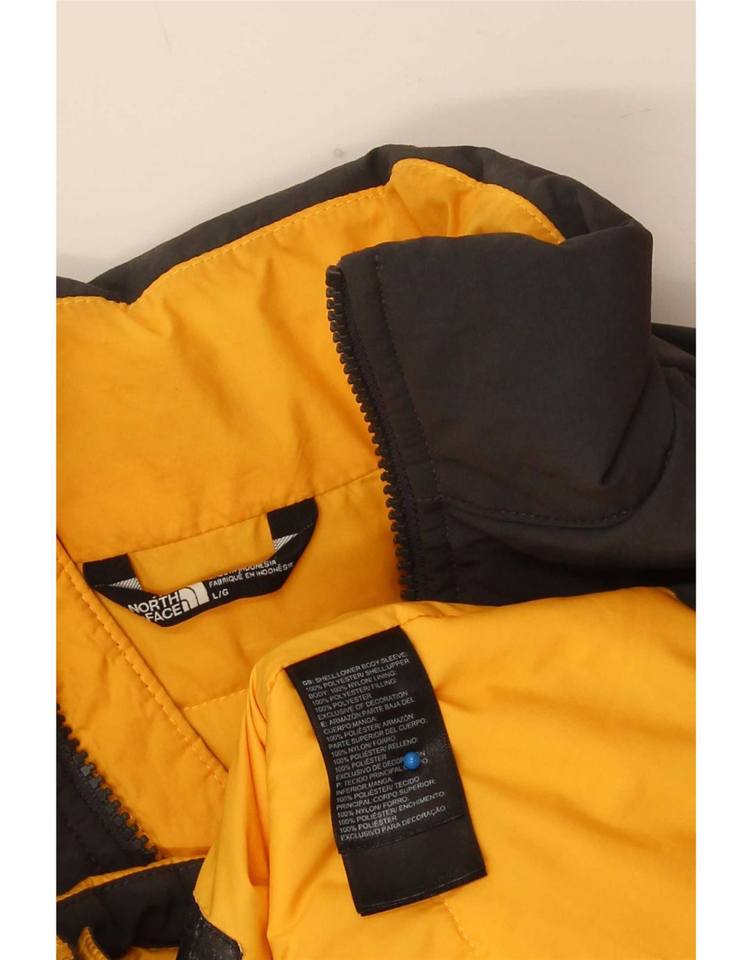 Giacca imbottita The North Face da ragazzo 11-12 anni Large Yellow Colourblock