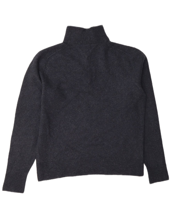 Maglione maglione con zip da uomo Tommy Hilfiger 2XL lana blu navy