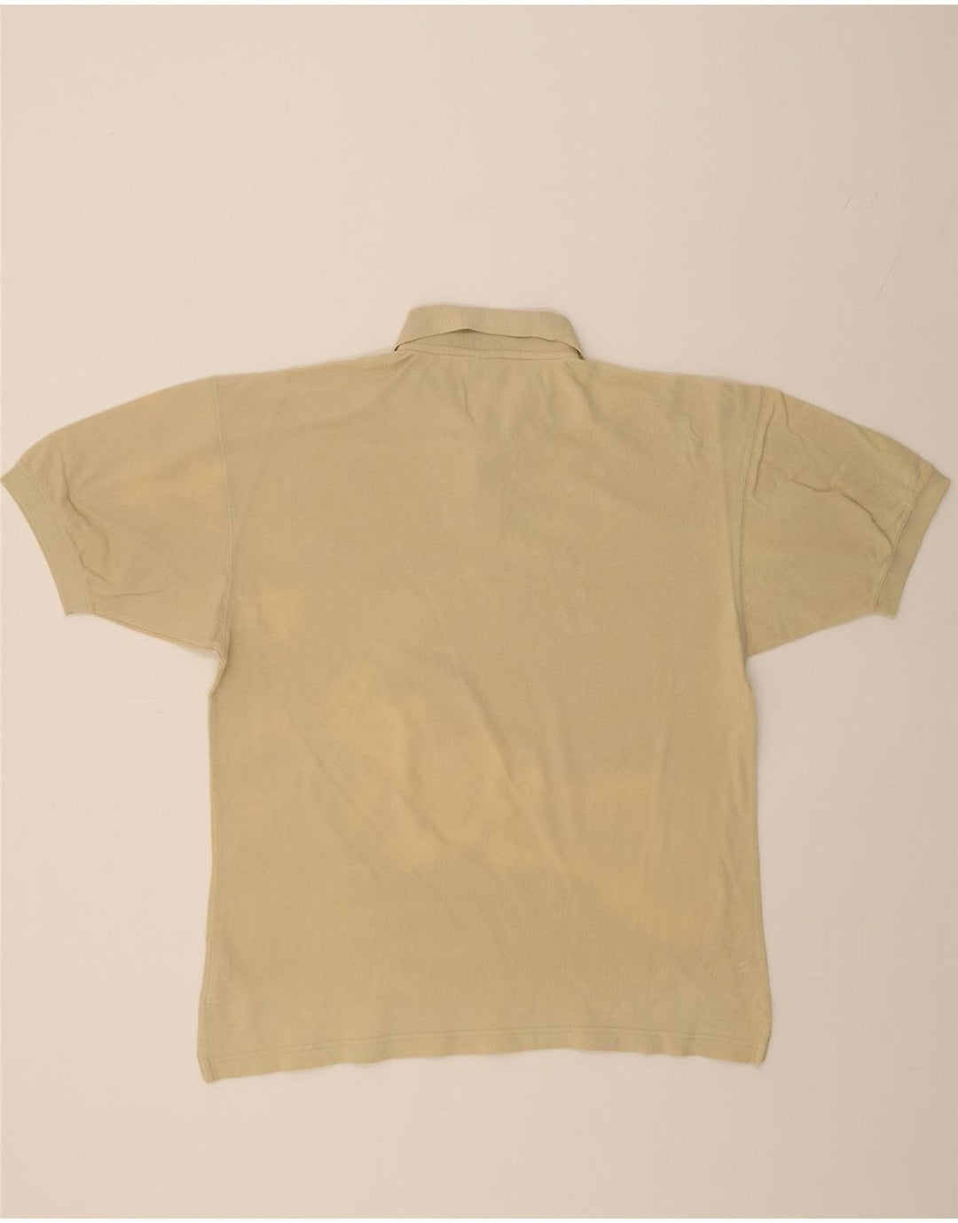 CHAMPION Mens Polo Shirt XL Beige Cotton Vintage Champion and Second-Hand Champion from Messina Hembry 