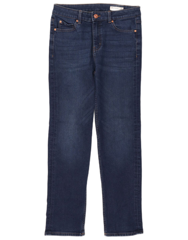Jeans dritti Marks & Spencer da donna The Sienna UK 12 medio W29 L27 blu