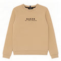 Felpa grafica da ragazzo Ted Baker, 10-11 anni, cotone beige
