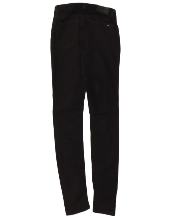 Jeans slim da donna Tommy Hilfiger W25 L32 cotone nero