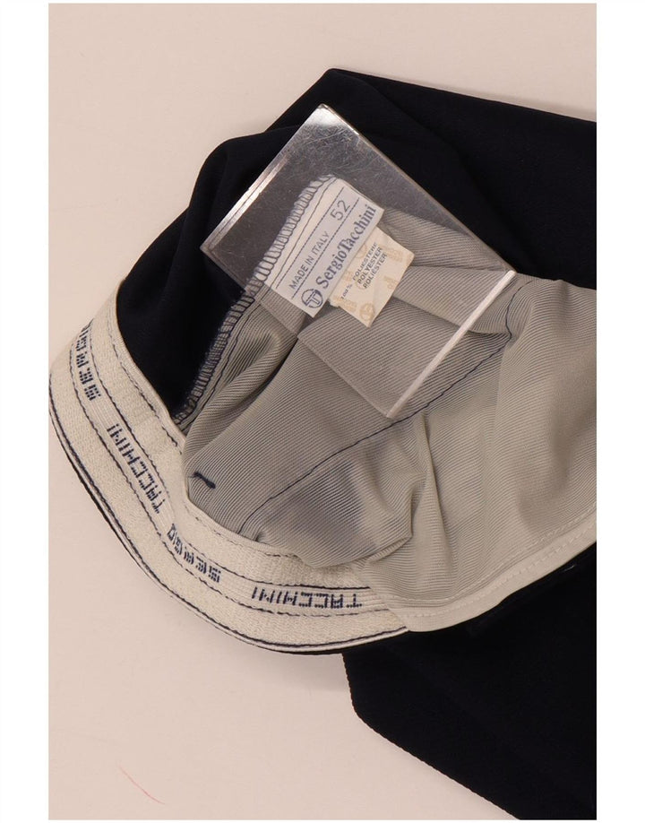 Pantaloncini chino da uomo Sergio Tacchini IT 52 XL W32 poliestere blu navy