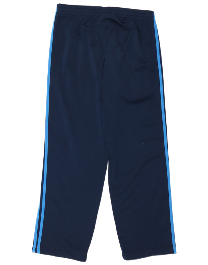 Pantaloni da tuta da uomo Adidas UK 38/40 Poliestere blu navy medio