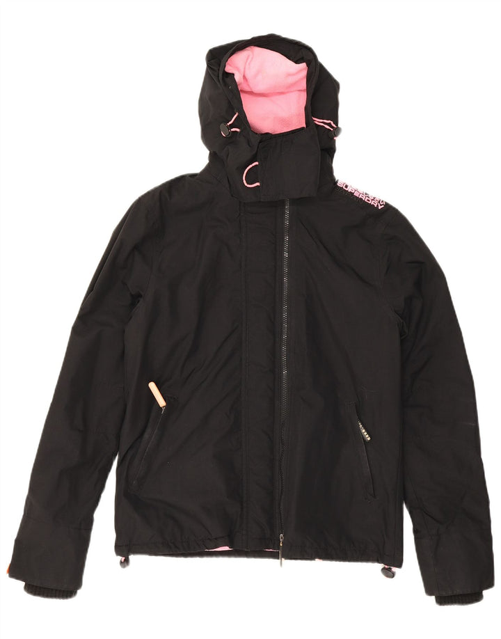 Giacca a vento da donna Superdry The Windcheater UK 12 media nera