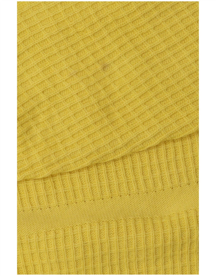 Maglione maglione con scollo a barca da donna Ouragan UK 14 grande giallo
