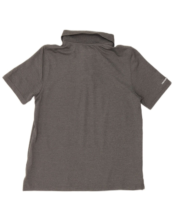 Polo Under Armour da ragazzo Heat Gear 11-12 anni, grande, in poliestere grigio