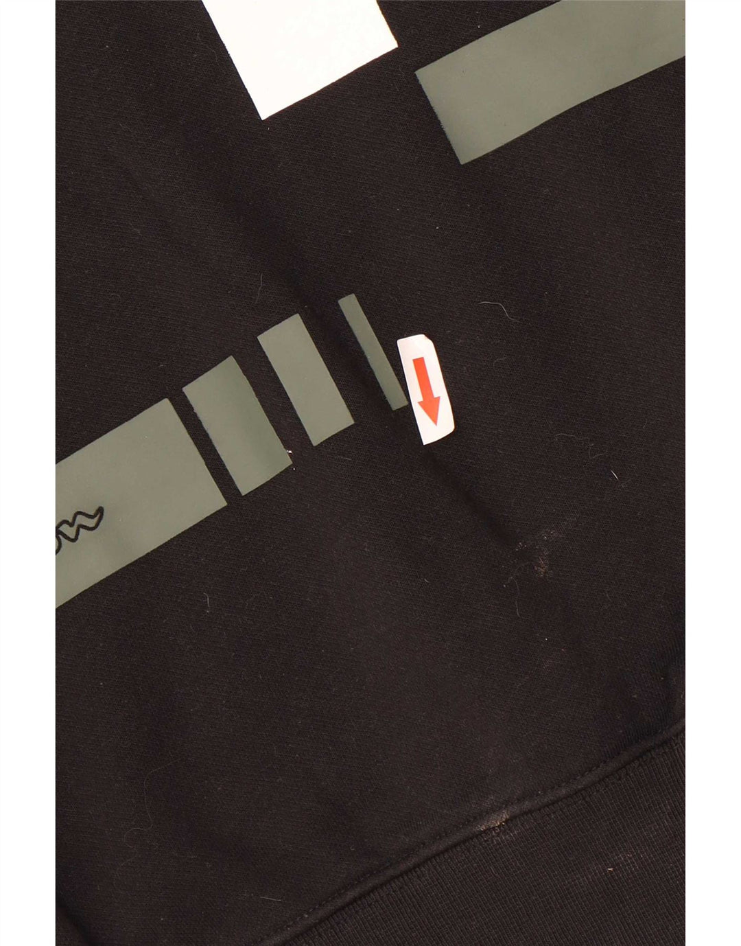 Felpa grafica da uomo Champion, maglione, cotone color block medio nero