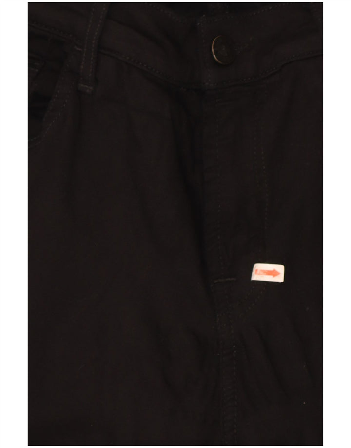 7 For All Mankind Jeans slim da uomo W33 L33 Nero Modale