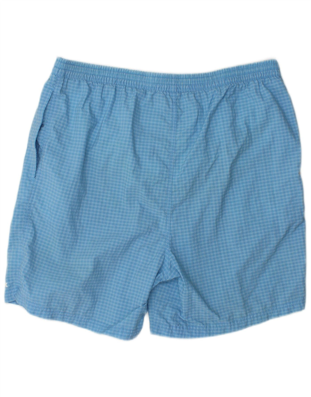 Pantaloncini sportivi Reebok da uomo, grandi quadri blu