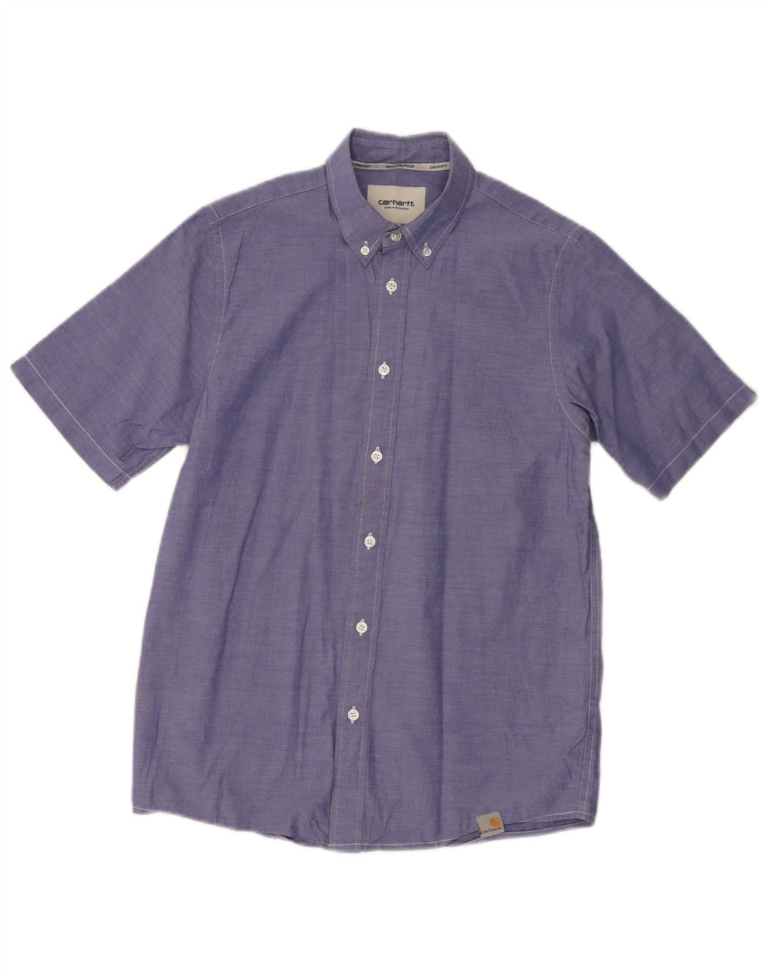 Camicia a maniche corte da uomo CARHARTT piccola blu