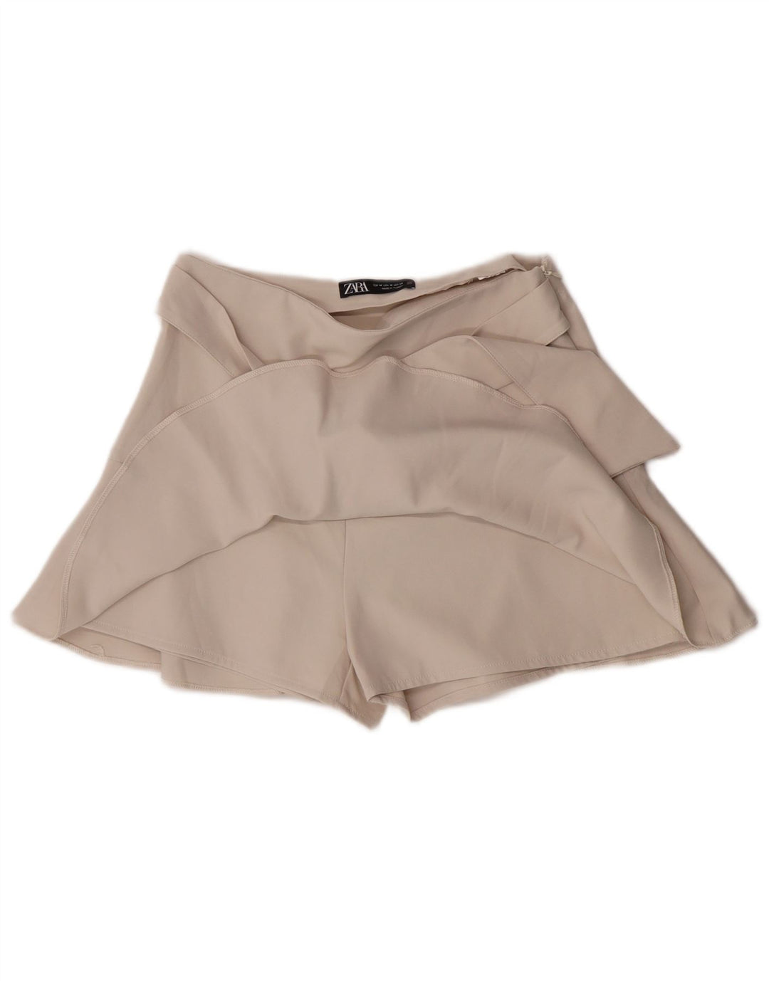 Minigonna Skort da donna Zara media W28 bianco sporco