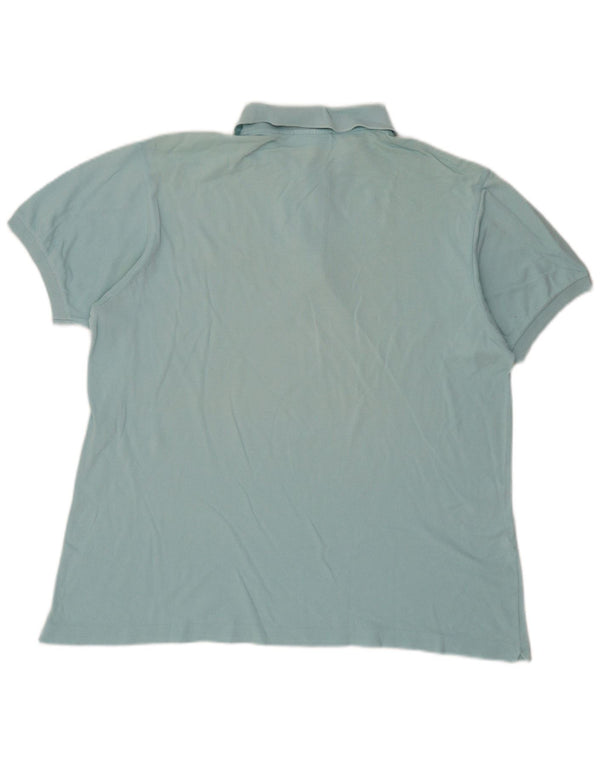 Polo da uomo Lacoste taglia 6 XL in cotone blu