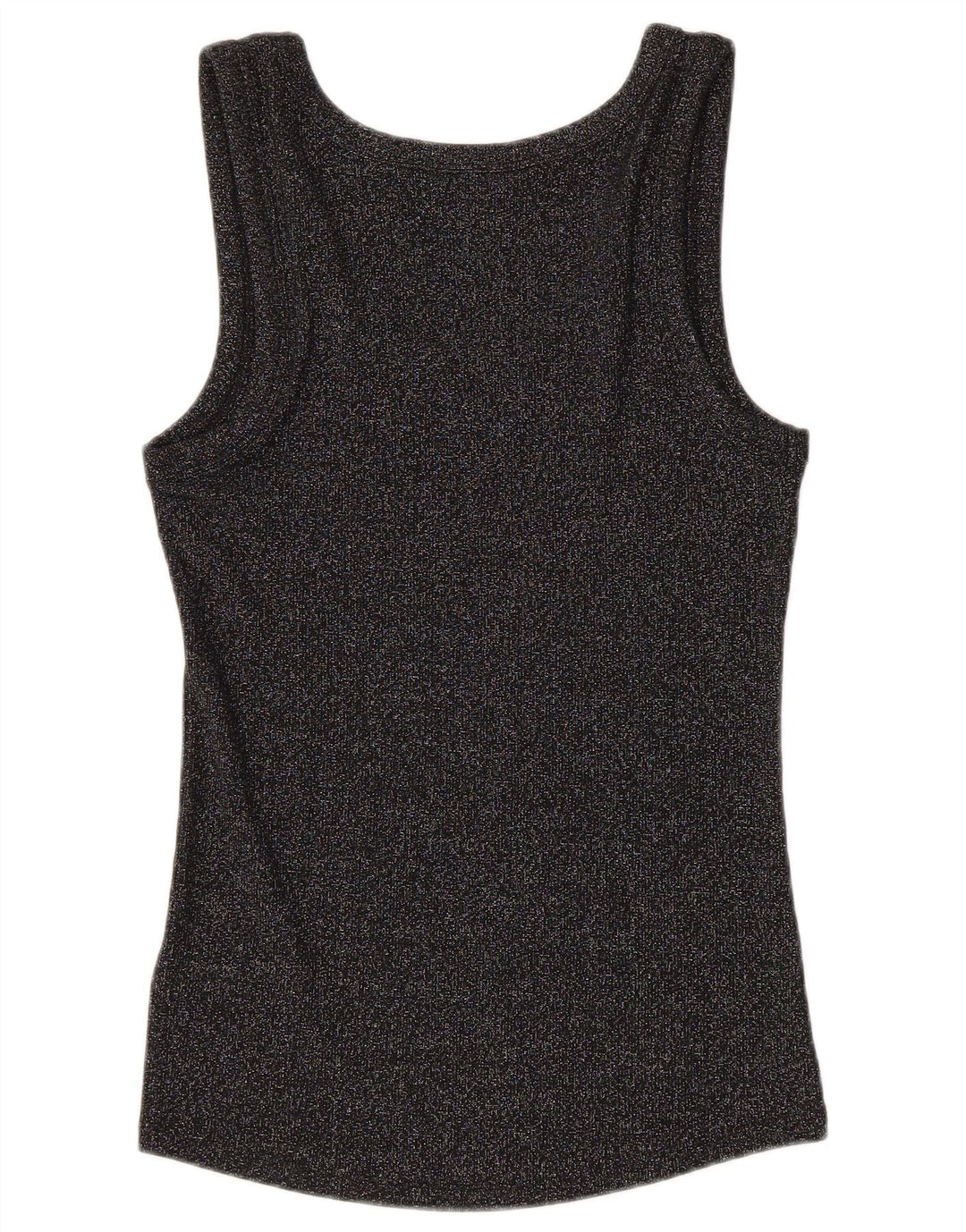 Canotta da donna Marks & Spencer UK 12 cotone medio nero screziato