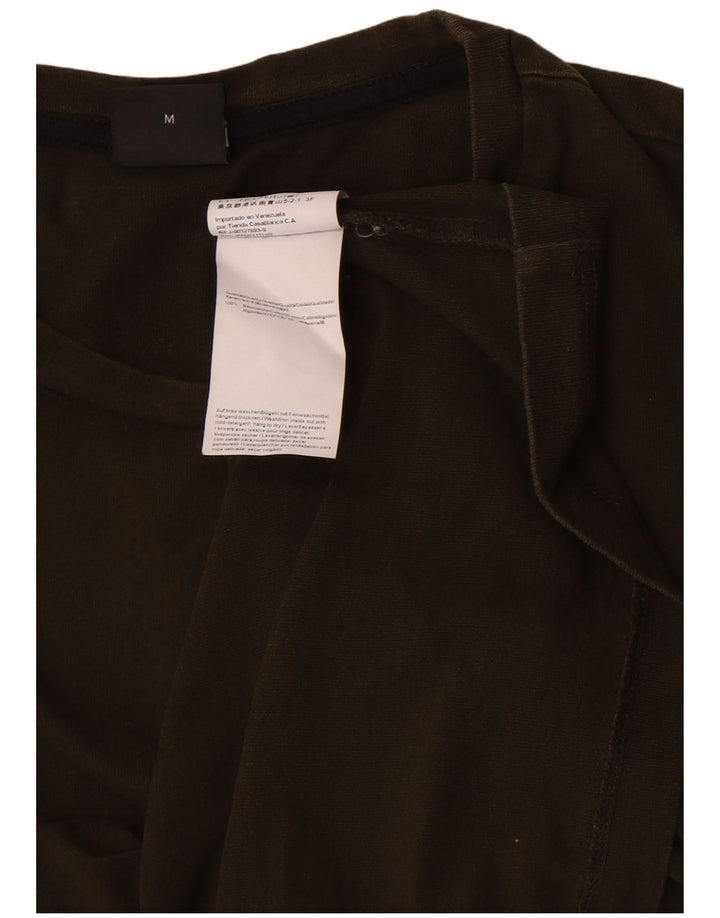 Hugo Boss Top da uomo a maniche lunghe in cotone kaki medio