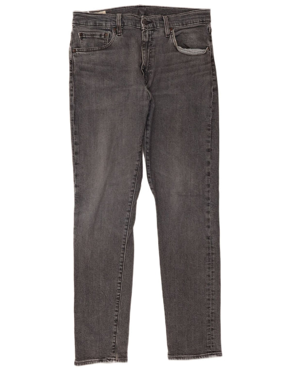 Levi's Uomo 512 Jeans affusolati slim W33 L32 Cotone grigio