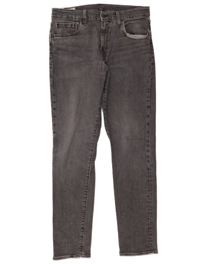 Levi's Uomo 512 Jeans affusolati slim W33 L32 Cotone grigio