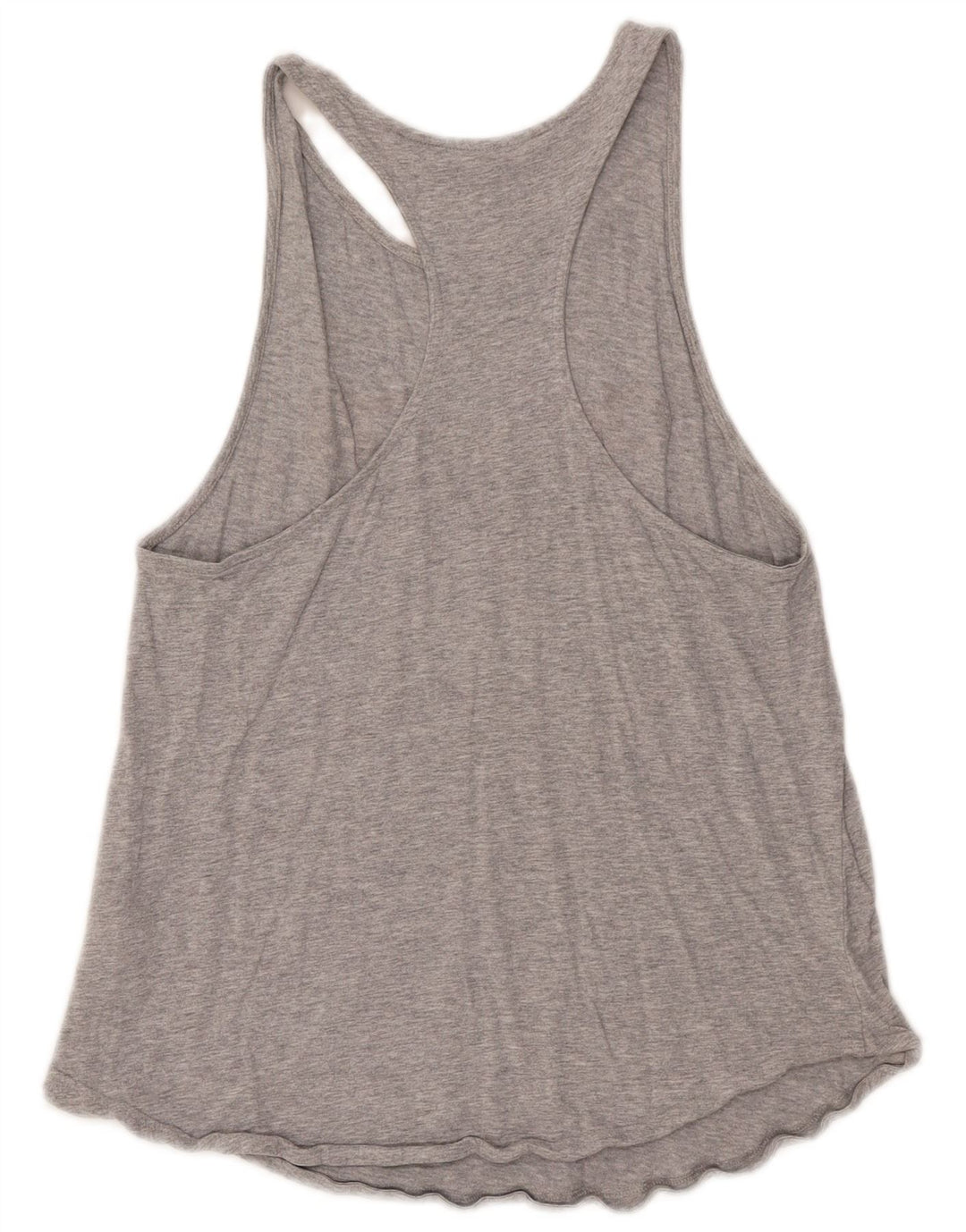 Canotta grafica da donna Adidas UK 12/14 Cotone grigio medio