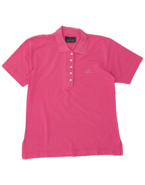 Polo da donna KAPPA UK 14 cotone rosa medio