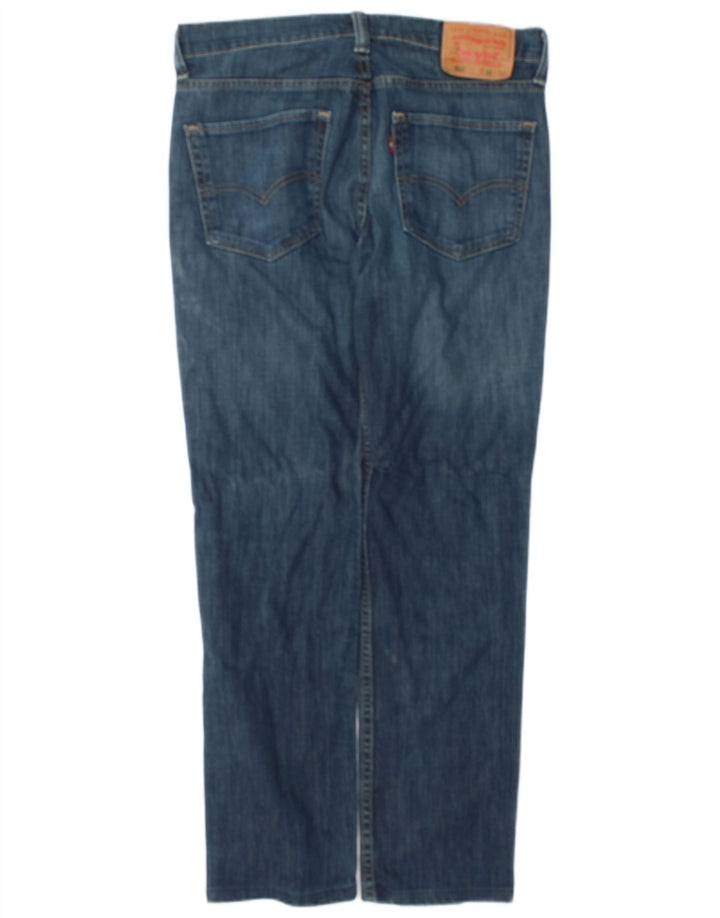 Levi's Uomo 511 Slim Jeans W32 L32 Cotone Blu