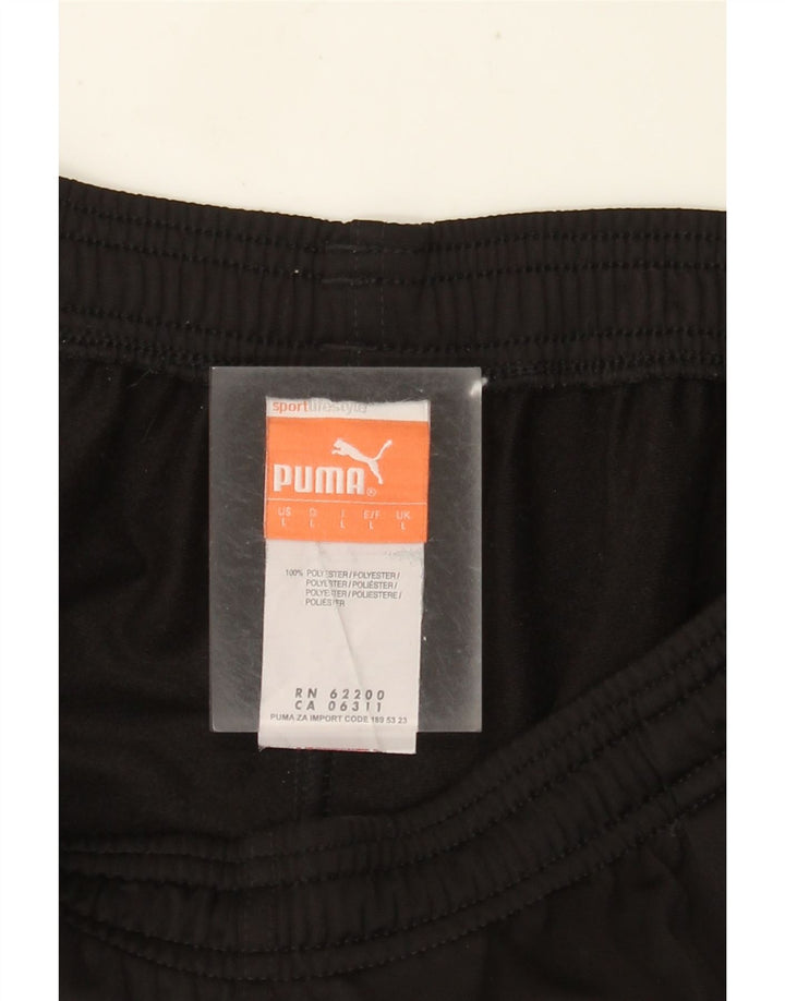 Pantaloni da tuta da uomo Puma Joggers grandi neri in poliestere