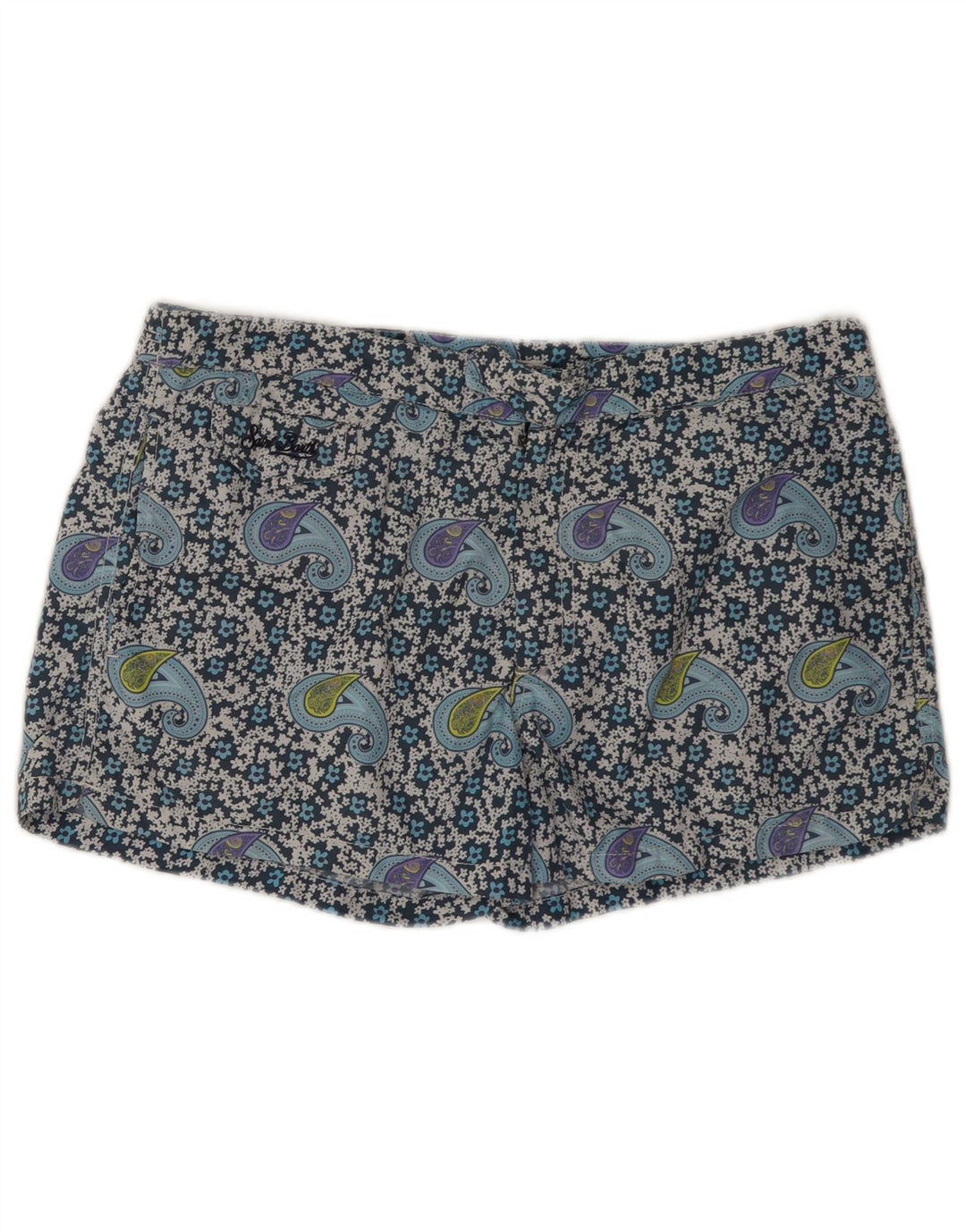 Pantaloncini da bagno uomo MC2 SAINT BARTH Large blu Paisley in poliammide